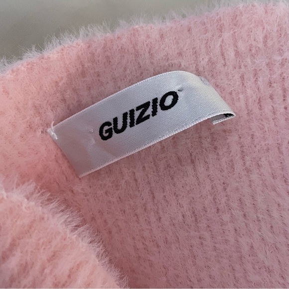 Danielle Guizio- Sweet Rib Knit Baby Pink Soft Midi Skirt Size Large - Picture 4 of 5